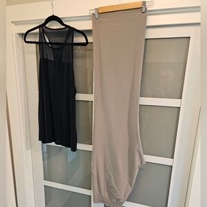 Athleta Pants 16T  & Tank Bundle